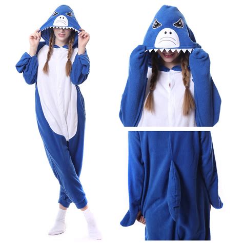 shark pj onesie